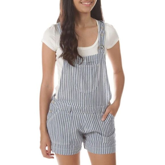 NWT WALLFLOWER LINEN BLEND SHORTALL SZ L - Picture 1 of 3